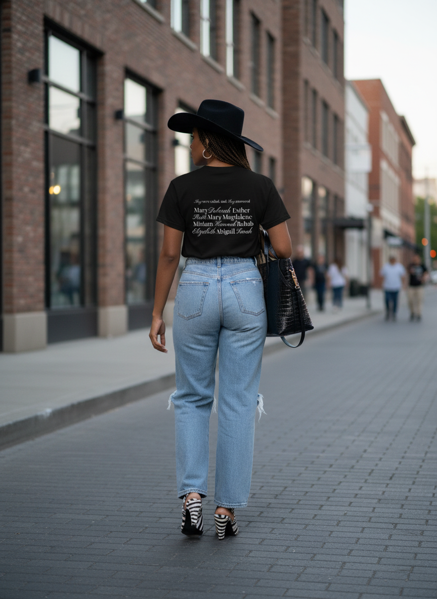 The Ladies - Black Tee