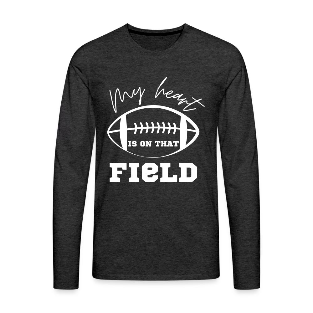 Men's Premium Long Sleeve T-Shirt - charcoal grey