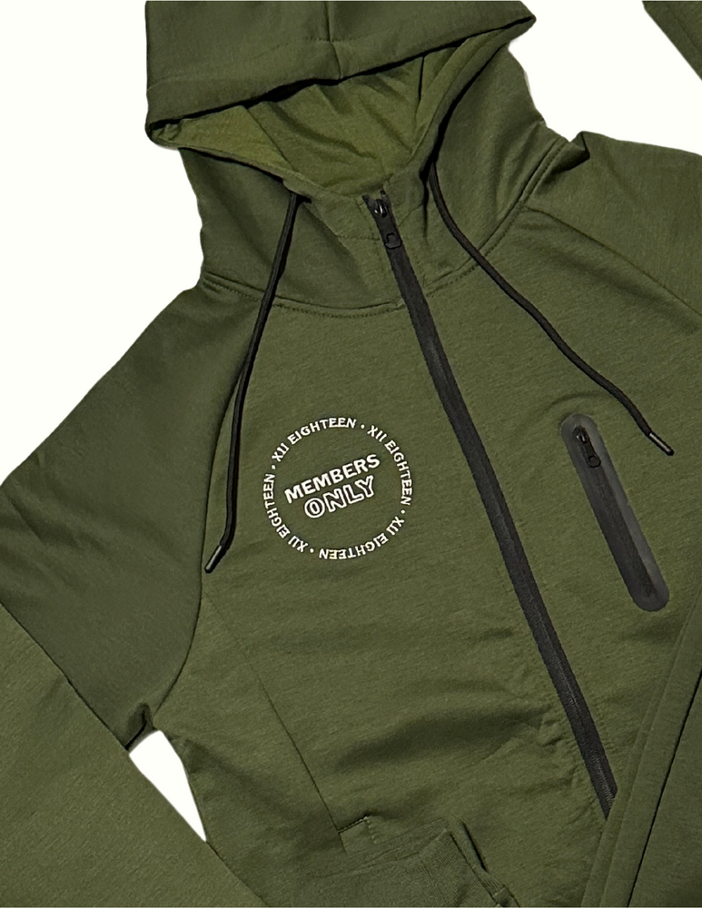 Unisex Signature Members Only Tech Tracksuit {Green}