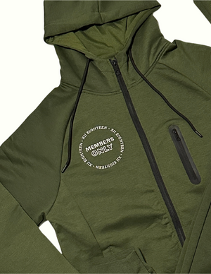 Unisex Signature Members Only Tech Tracksuit {Green}