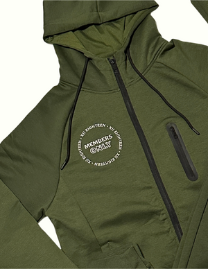 
            
                Load image into Gallery viewer, Unisex Signature Members Only Tech Tracksuit {Green}
            
        