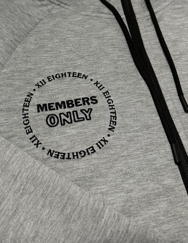Unisex Signature Members Only Tech Tracksuit {Heather Grey}
