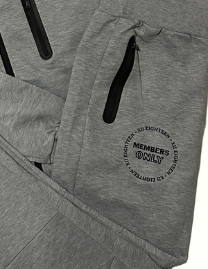Unisex Signature Members Only Tech Tracksuit {Heather Grey}