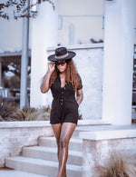 Safari Romper {Black}