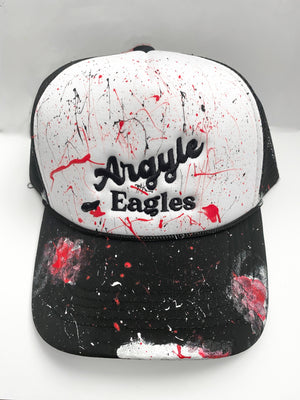 Argyle Eagles Trucker Hat {Black}