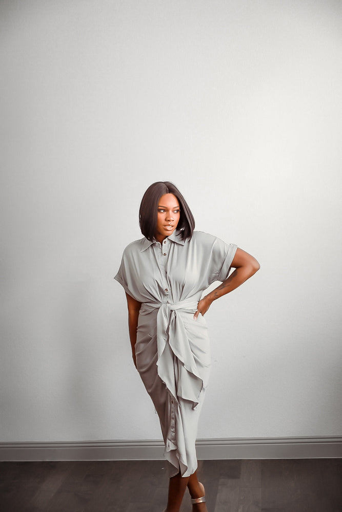 Send Nudes {Satin Dress}