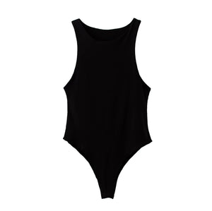 High Neck Bodysuit {Black}