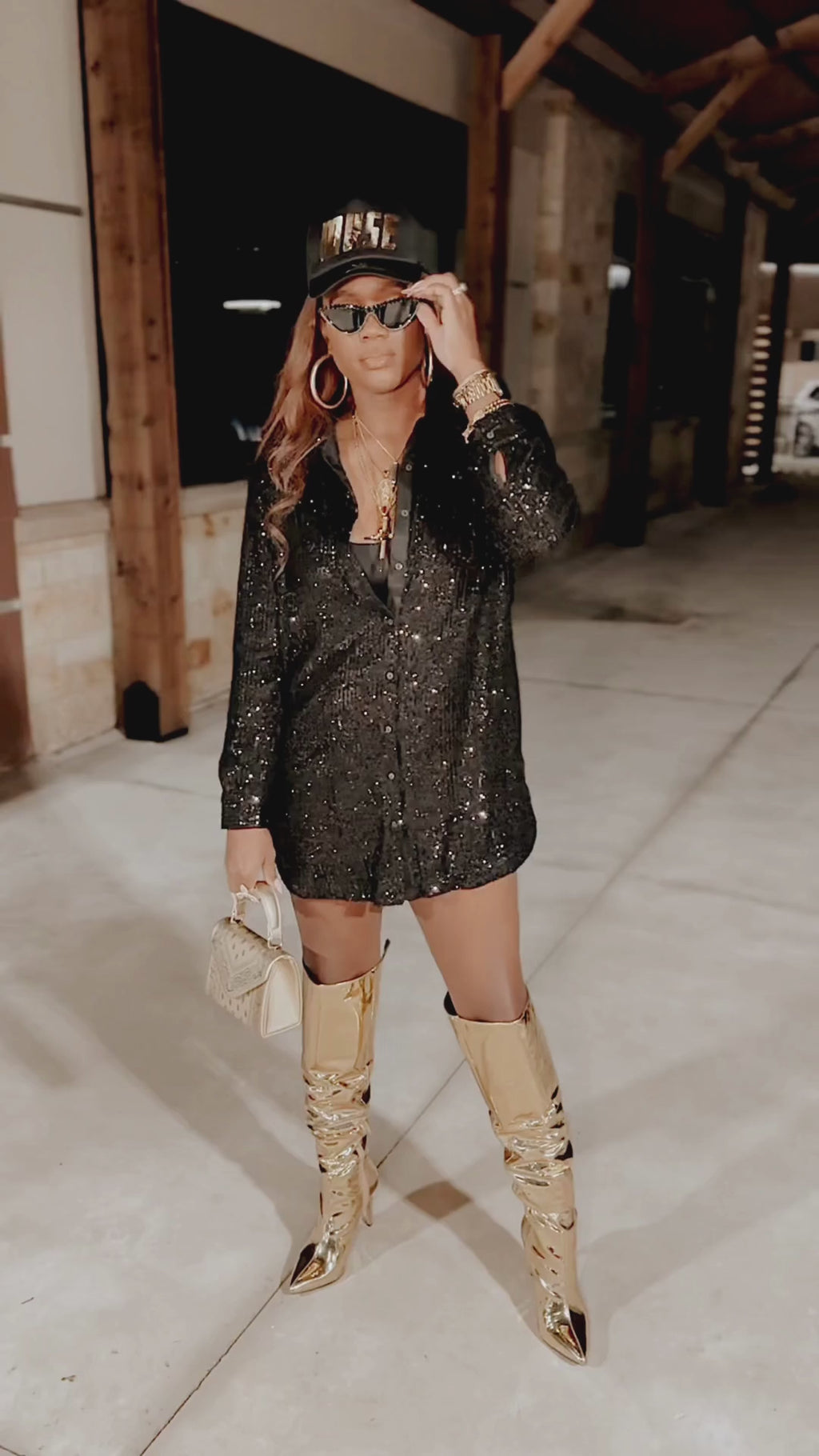 Paparazzi Sequin Dress {Onyx}