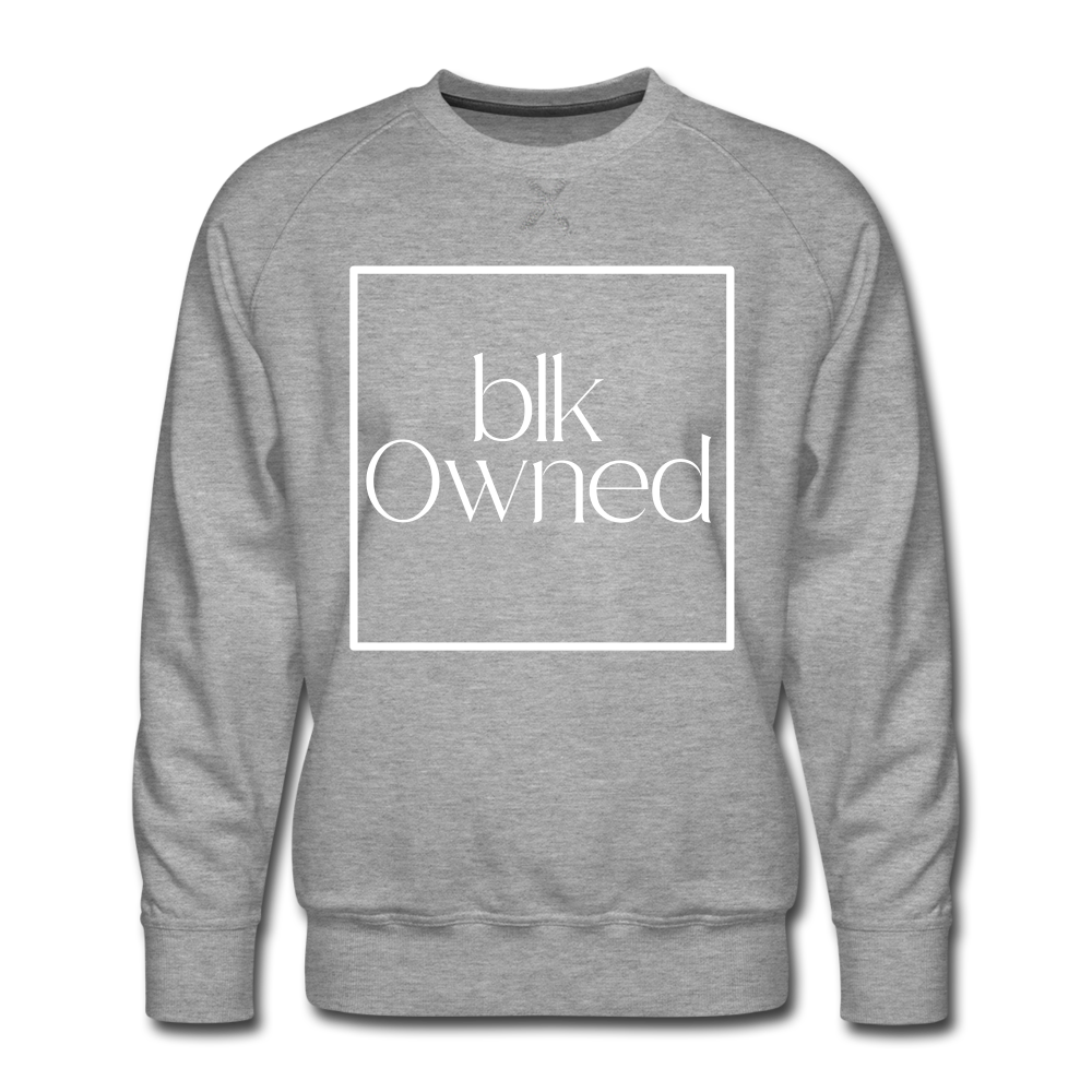 Signature Blk Owned Crewneck Sweatshirt - heather grey