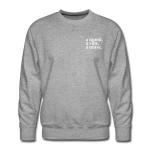 Signature Mood Crewneck - heather grey